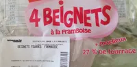 Beignets à la framboise