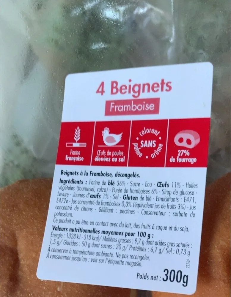 Beignet framboise