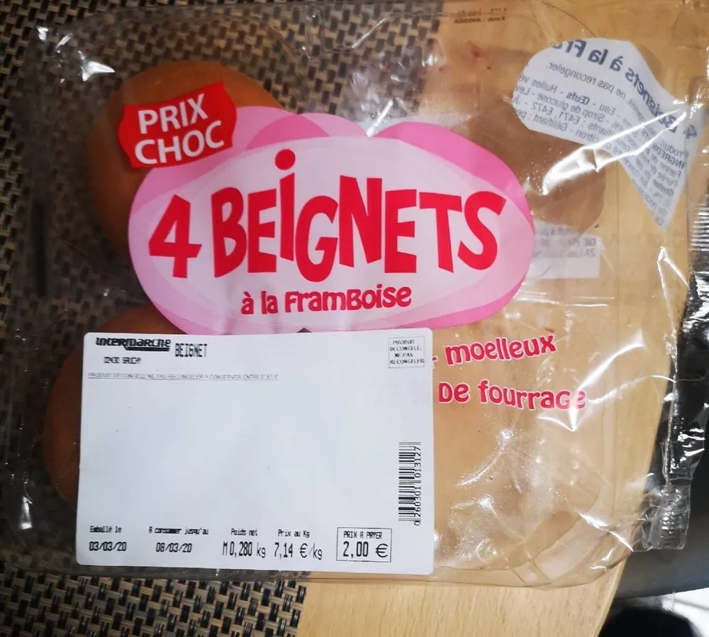 Beignet framboise