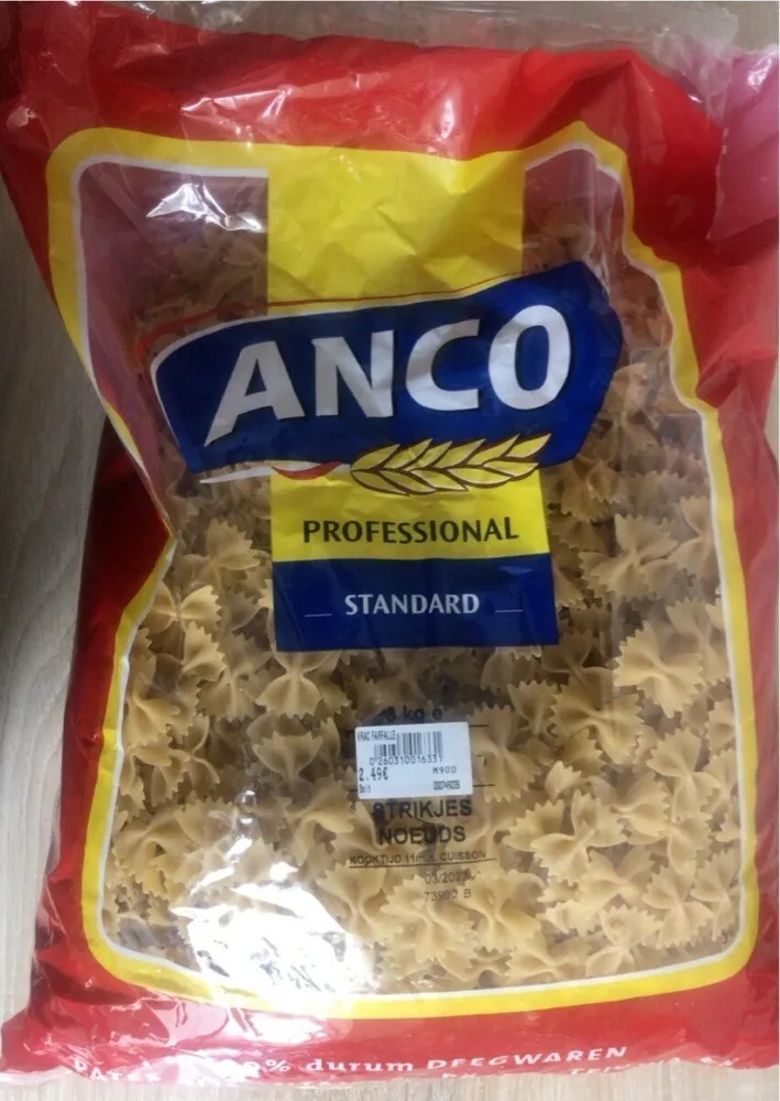 Pates alimentaire (professional standard)
