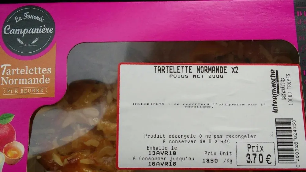 Tartelette Normande x2