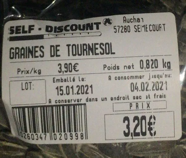 Graines de tournesol