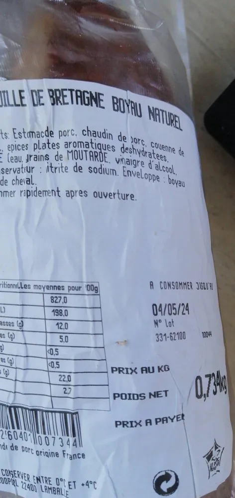 ANDOUILLE DE BRETAGNE