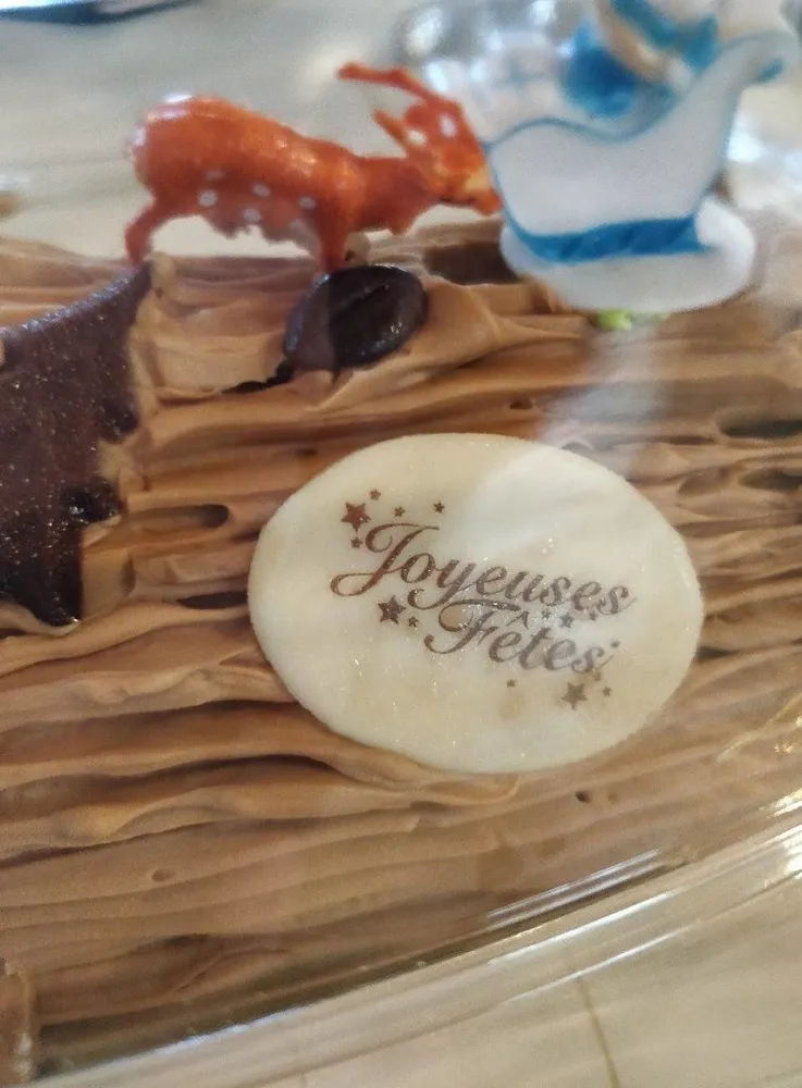 Buche crème beurre parfum café décongelé