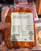Saucisses fumees