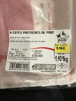 8 cotes premières de porc