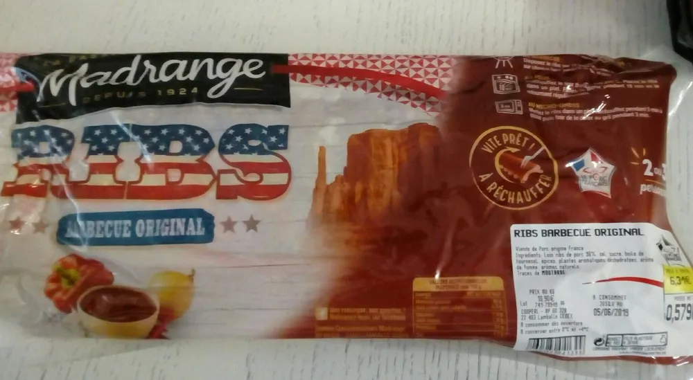 RIBS Barbecue Original