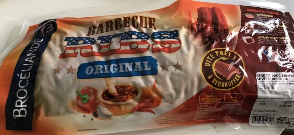 Barbecue ribs original