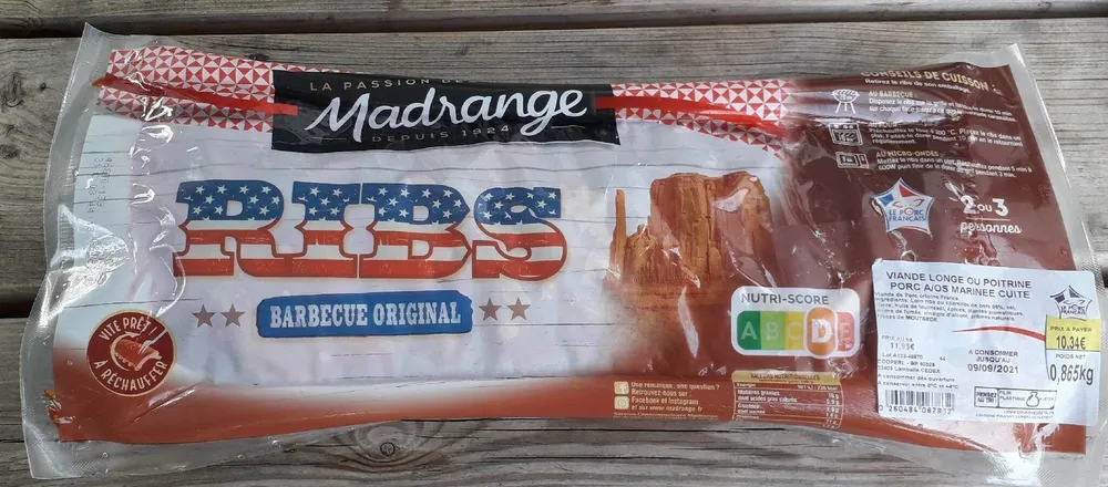 RIBS BARBECUE ORIGINAL