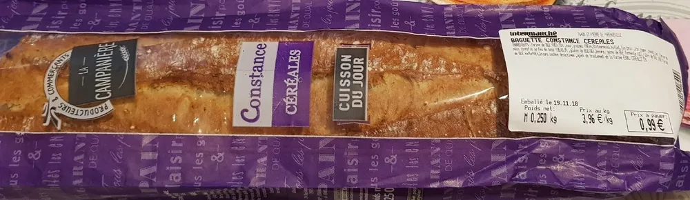 Baguette Constance céréales