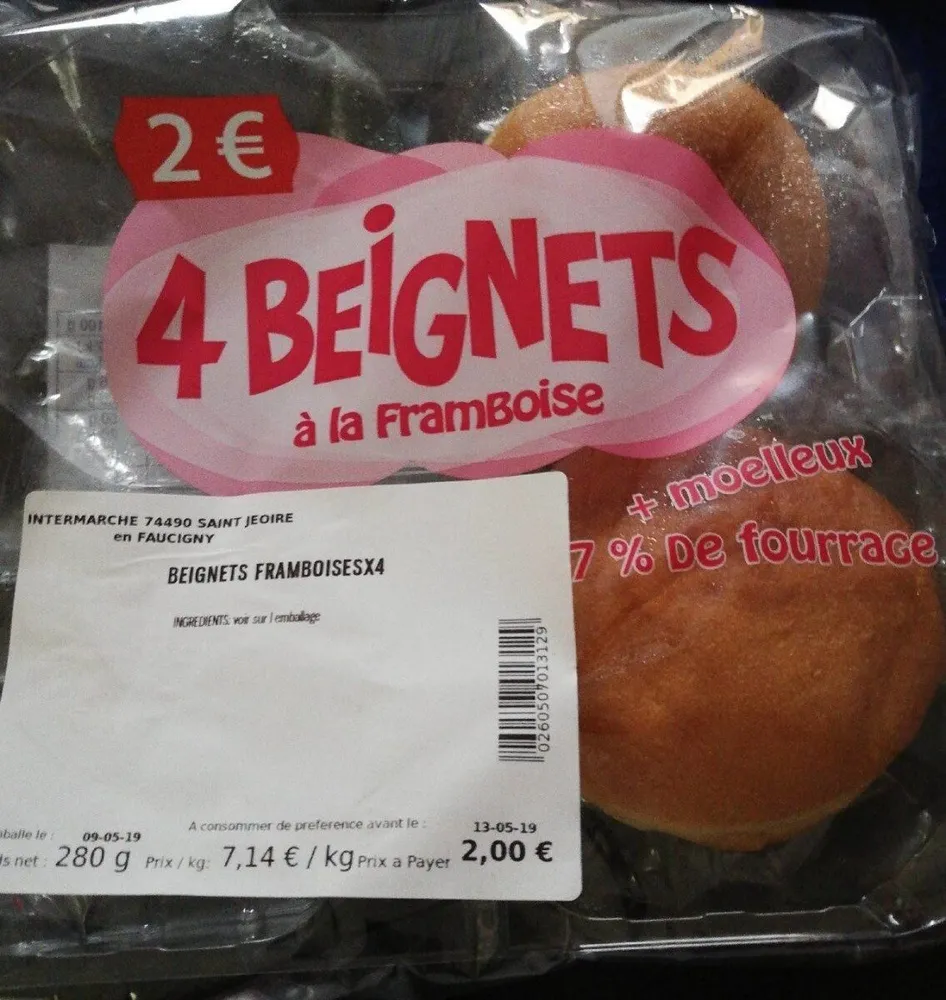 Beignets framboise