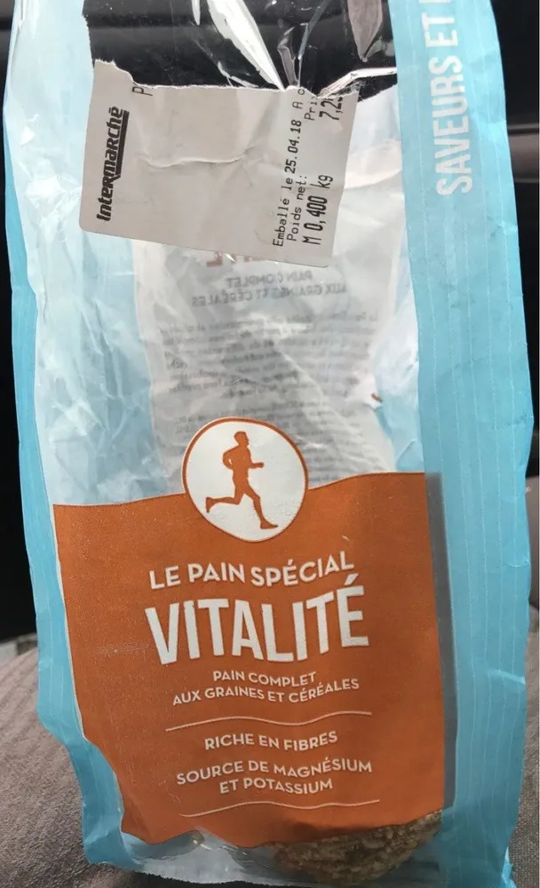 Le pain special vitalité