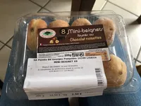 Mini beignets fourrés au chocolat