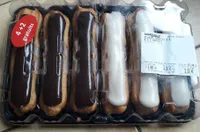Eclairs assortis vanille chocolat