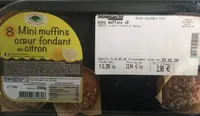 Mini muffin coeur fondant au citron