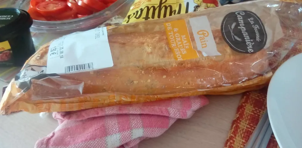 Pain au mais et tournesol