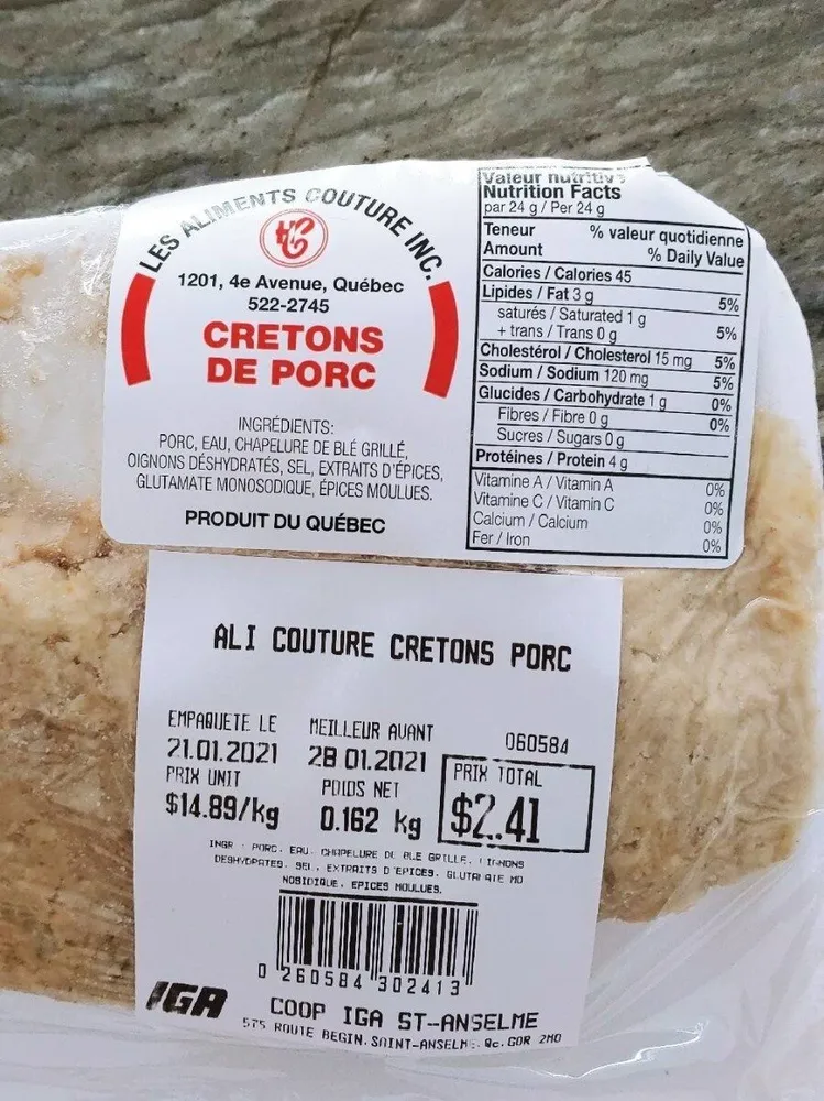 Creton de porc