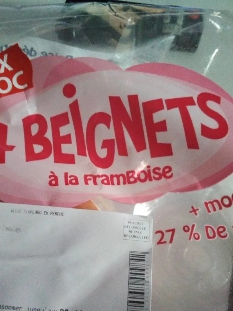 Beignets a la framboise