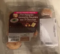 Mini beignets fourrés 3 chocolats