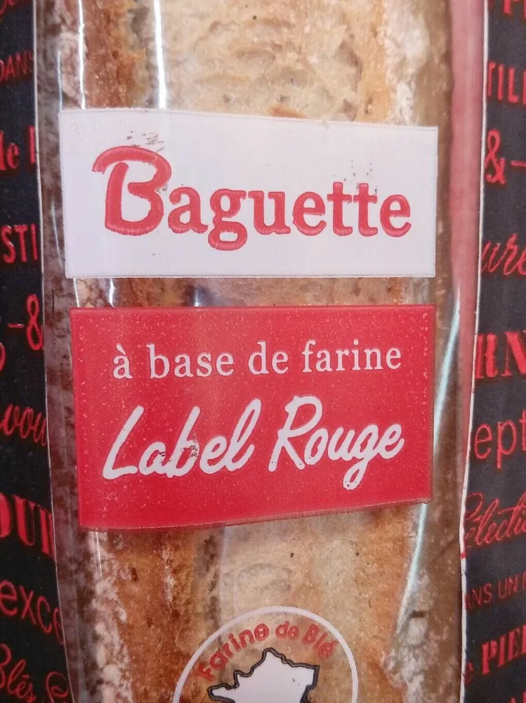 Baguette à base de farine Label Rouge