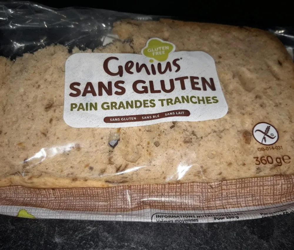 Pain grandes tranches