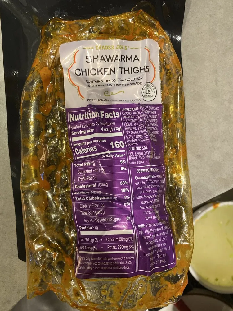 TJ Shawarma Chicken Thighs