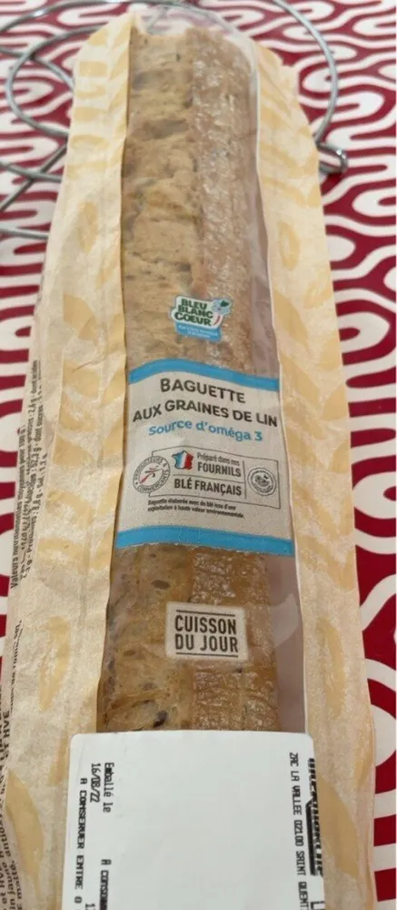 Baguette aux graines de lin