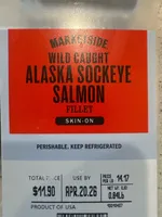 Alaska Sockeye Salmon Wild Caught