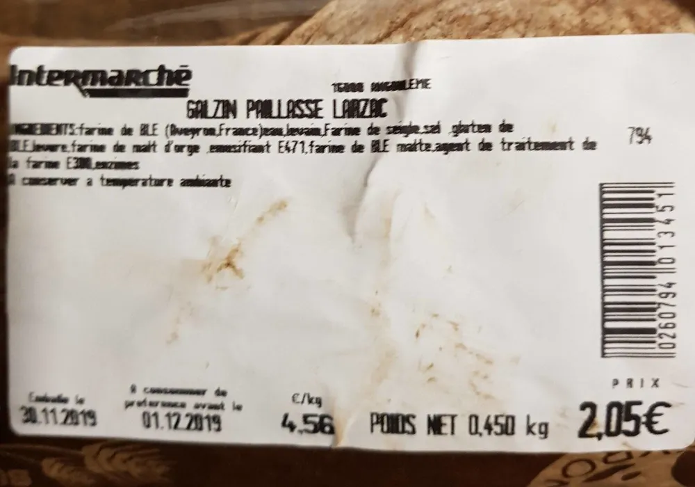 Galzin paillasse