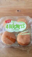 4 beignets à la pomme décongelés