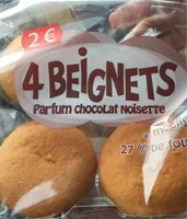 Beignets parfum chocololat noisette