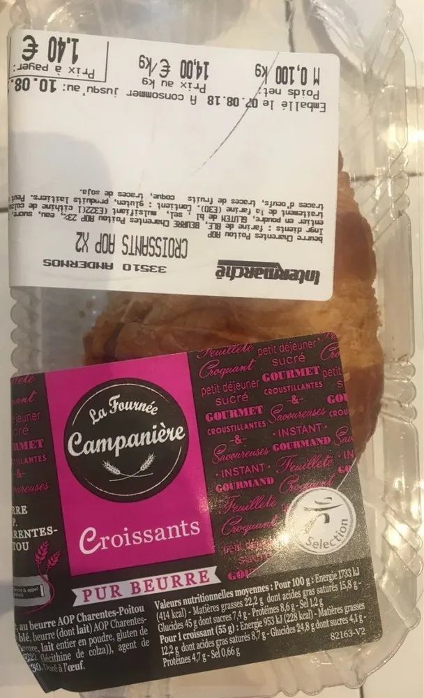 Croissants AOP x2