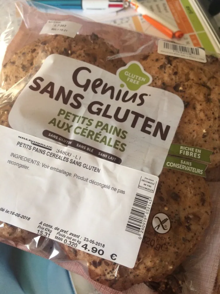 Petits pains aux cereales