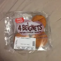 4 beignets parfum chocolat-noisette