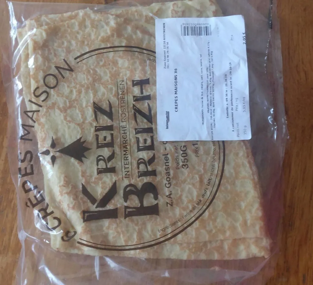 Crêpes maison