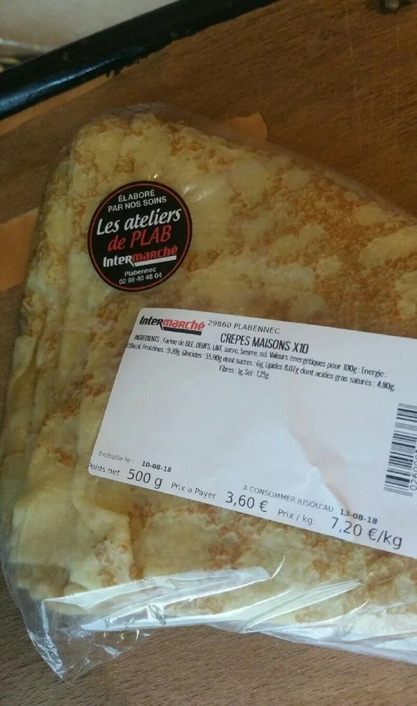 Crêpes maisons