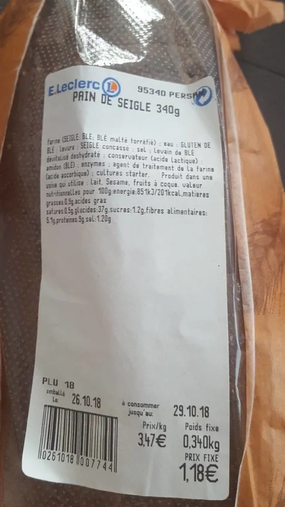 Pain de seigle
