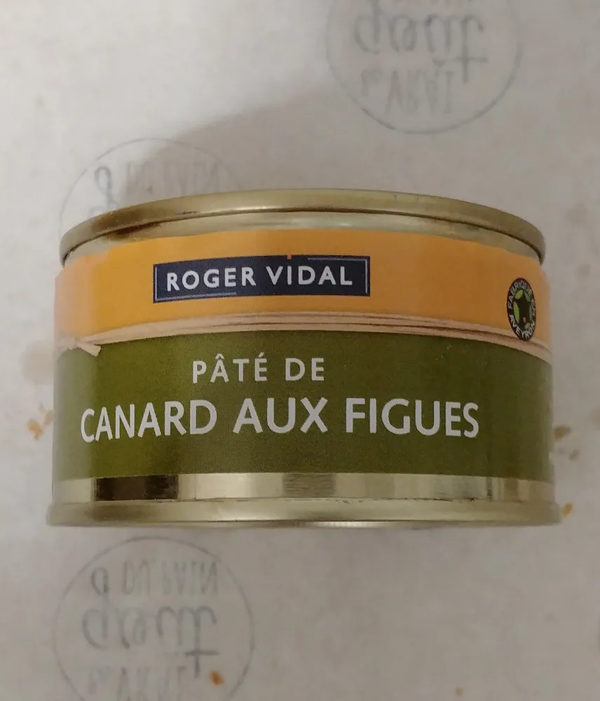 pâté de canard aux figues