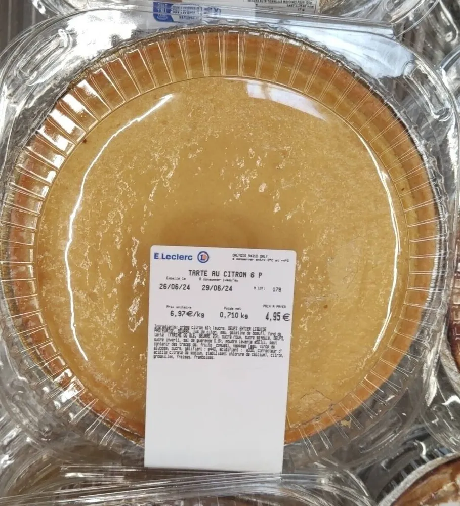 Tarte aux citrons