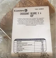 Croissant beurre x4 AOP