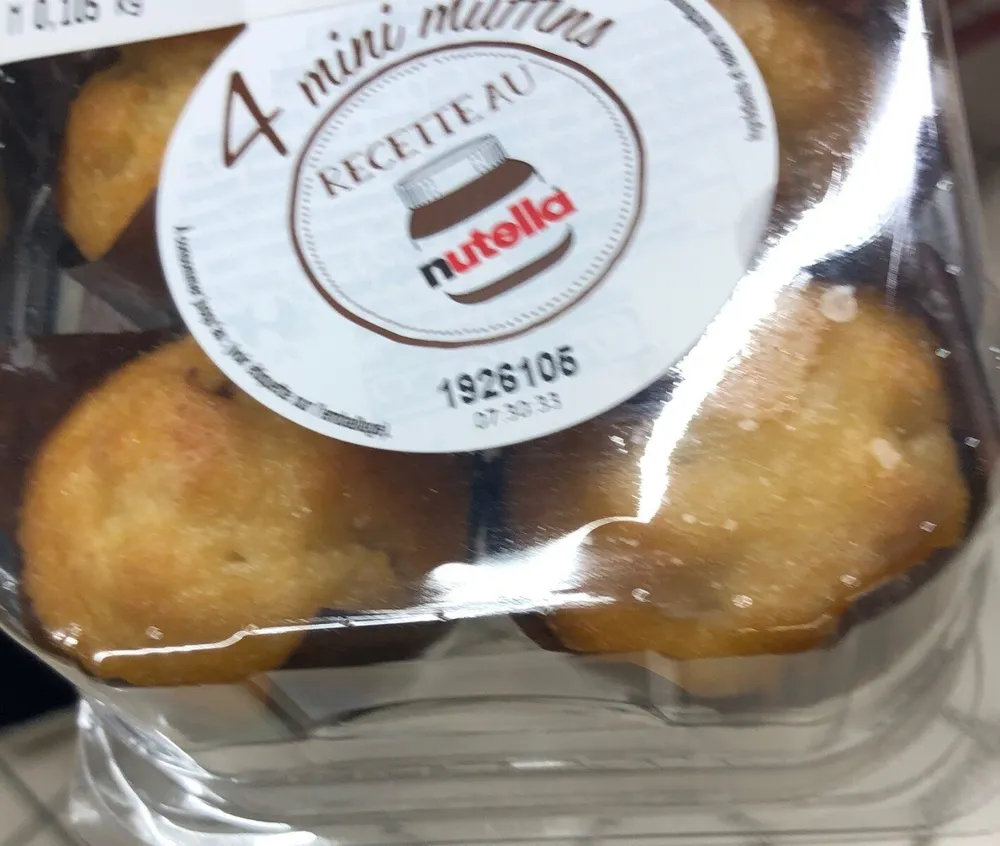Muffins au nutella