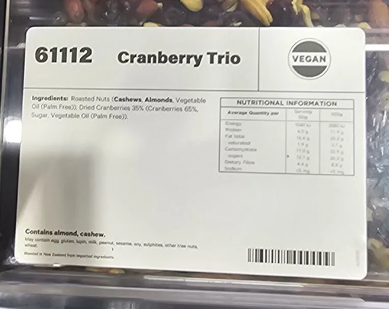 Cranberry Trio