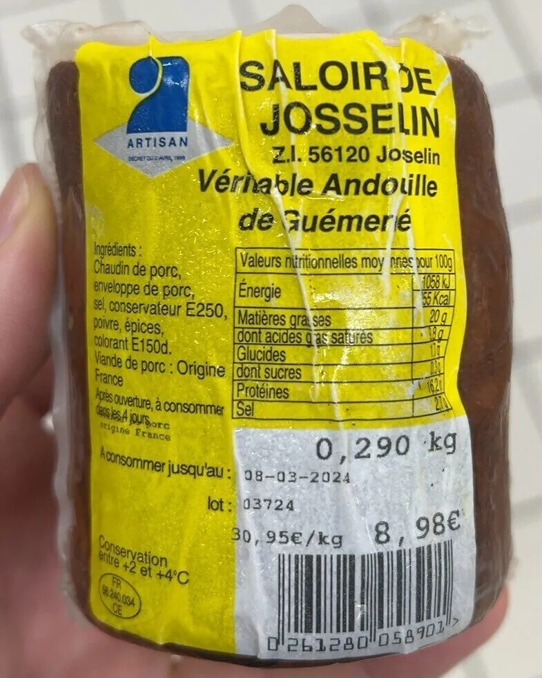Véritable Andouille de Guémeé