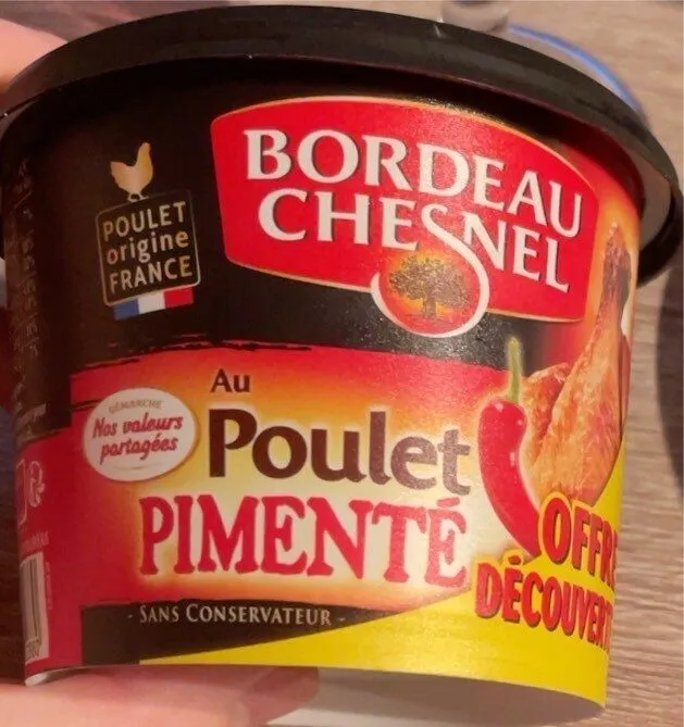 Rillettes au poulet pimenté