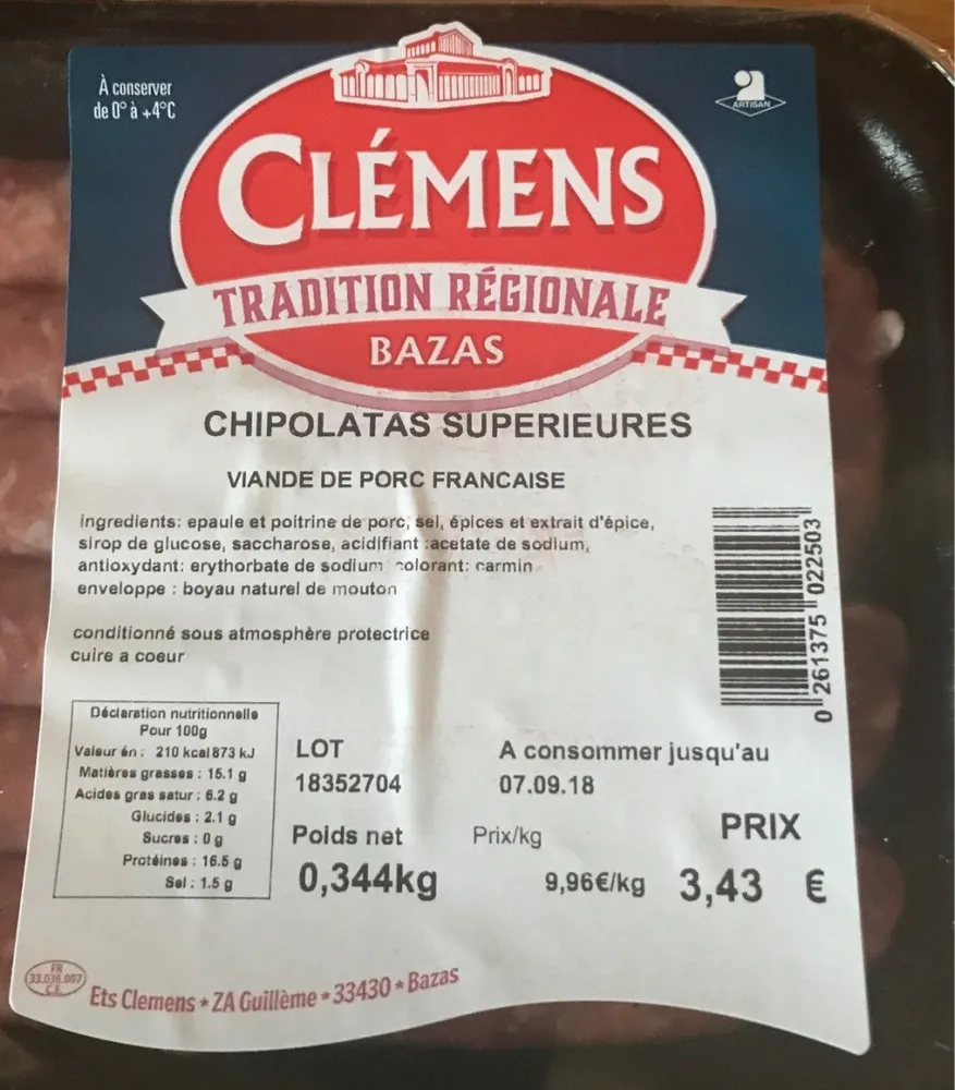 Chipolatas supérieures