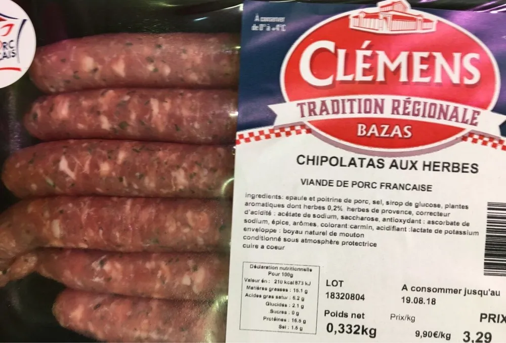 Chipolatas aux herbes