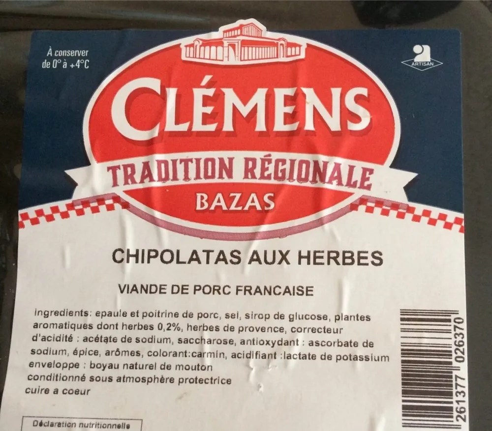 Chipolatas aux herbes
