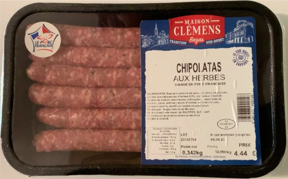 Chipolatas aux herbes