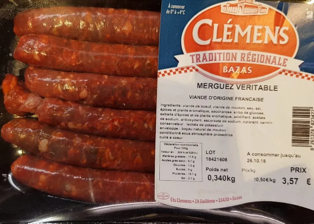 Merguez veritables