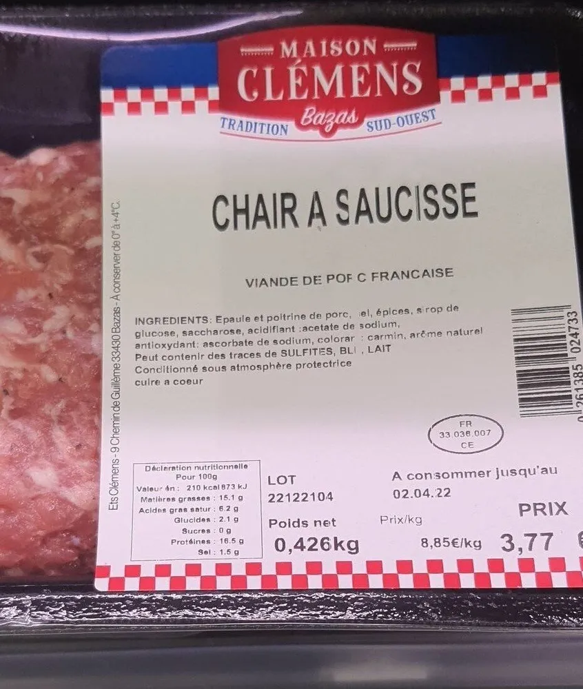 Chair à saucisse